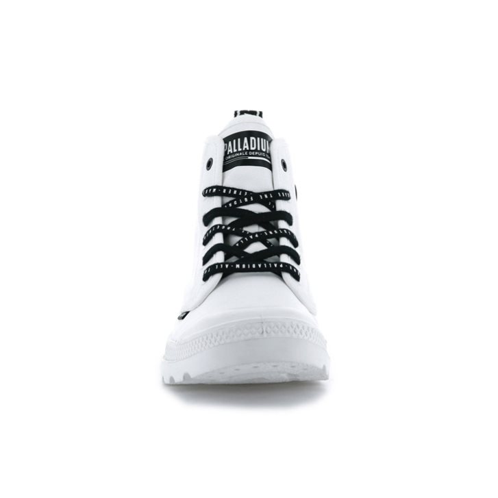 Palladium Pampa Hi Future Men's Boots White | UK A214-TSW